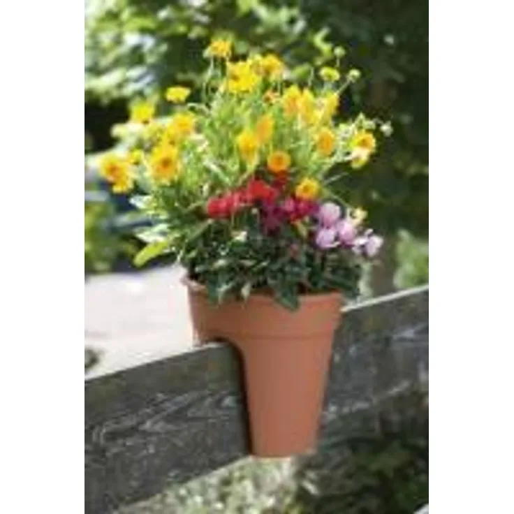 Flowerclip Blumentöpfe, 3er Set, terra
