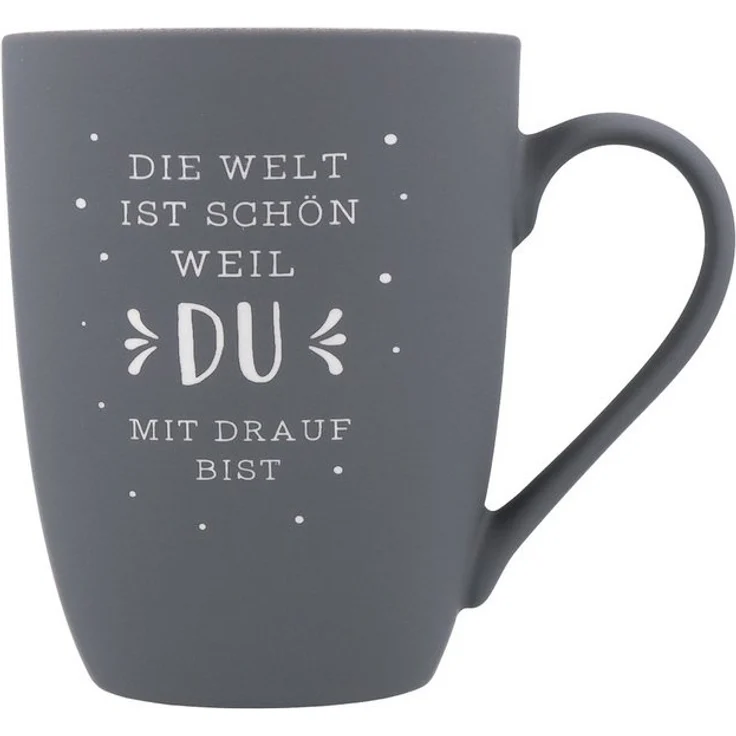 Spruchreif® Tasse SOFT-TOUCH-Tasse mit beidseitiger Gravur, Geschenke für die Familie – Bild 3