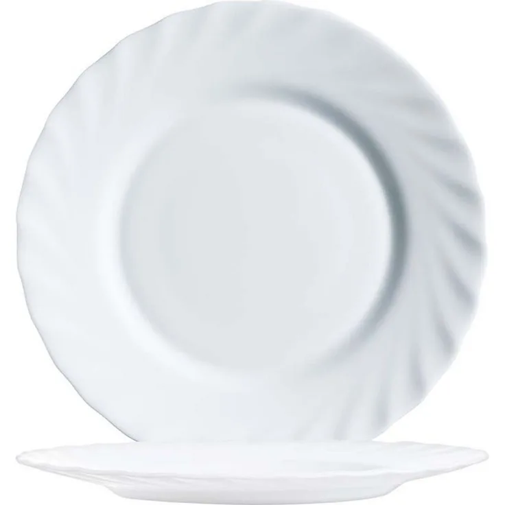 Arcoroc Frühstücksteller Arcoroc Trianon White Teller flach 19.5 cm 6er Set
