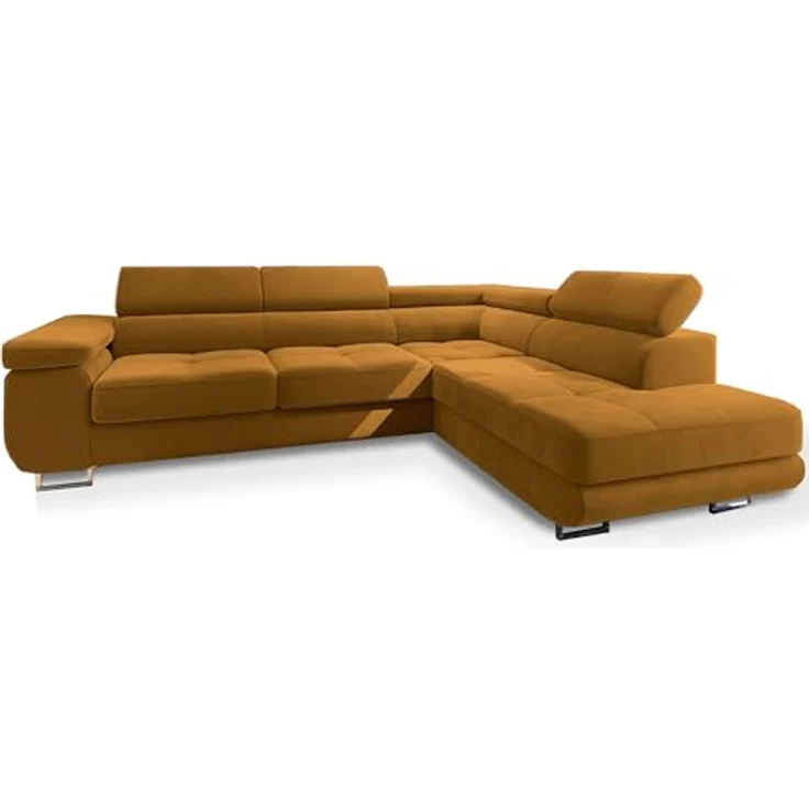 Masseno Ecksofa SELVA mit Schlaffunktion L-Form, Sofa mit Bettkasten – Bild 2