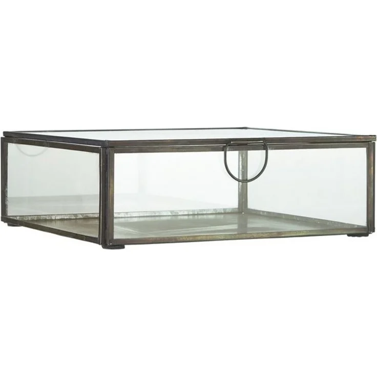 Ib Laursen - Glasbox Serviettenhalter Schmuckkasten Glas Dose Schwarz 0884-25 – Bild 3