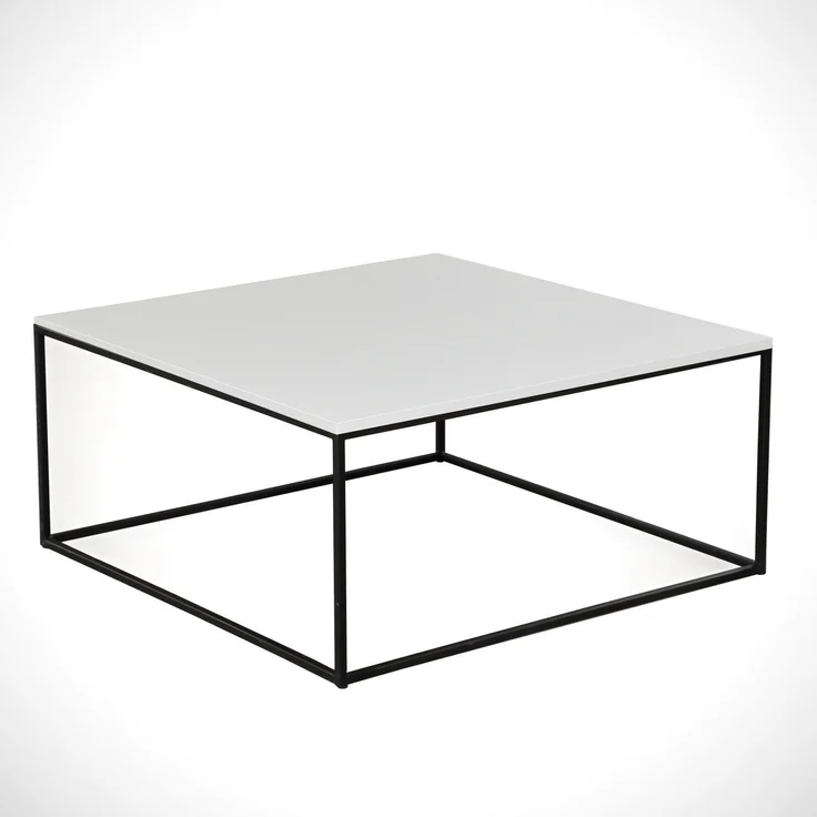 Skye Decor 'Poly - White' Couchtisch, Weiß, 75 x 43 x 75 cm – Bild 4