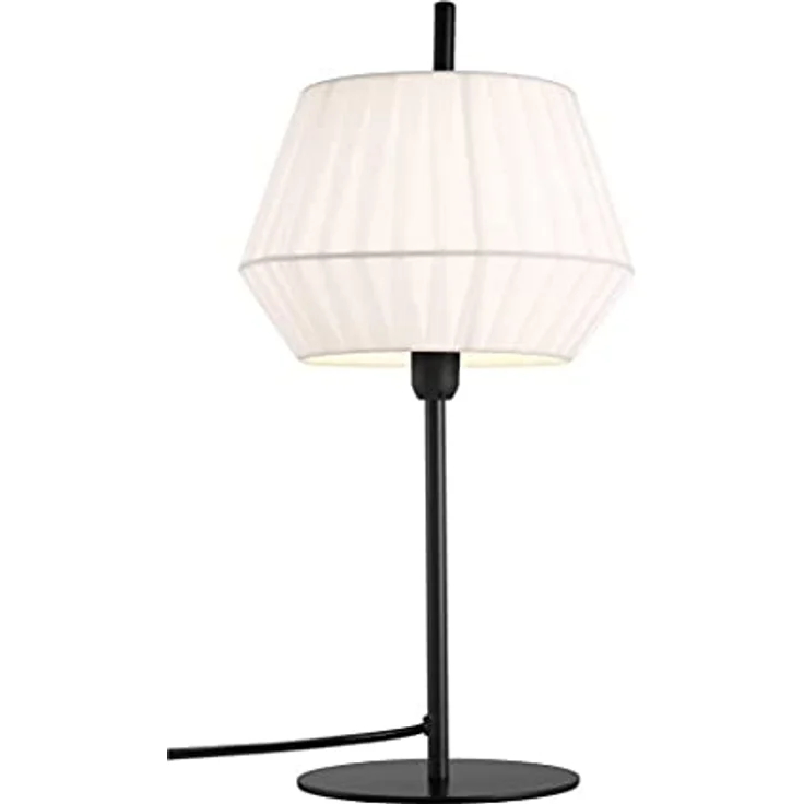 Nordlux Dicte Tischleuchte E14, moderne Schreibtischlampe in Weiß – Bild 4