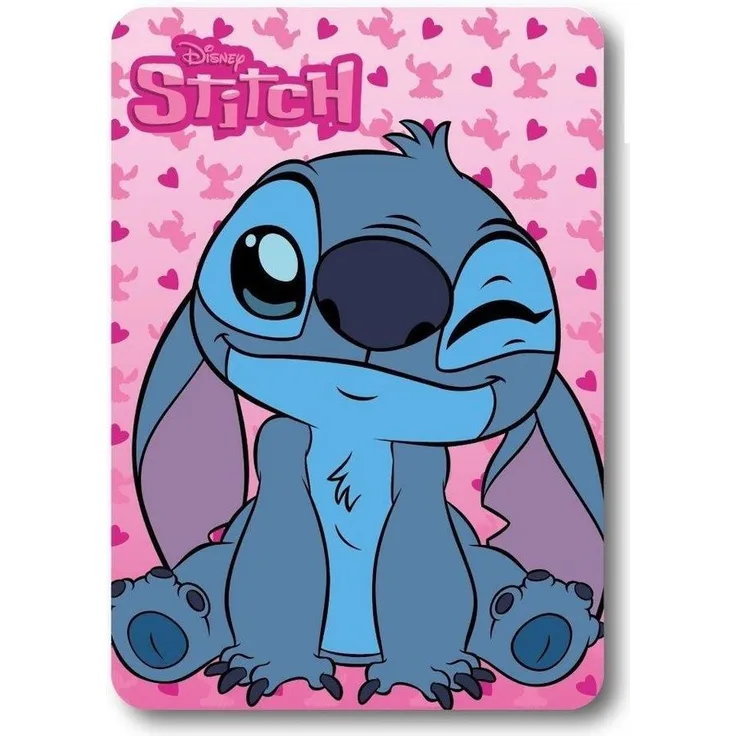 Babydecke Lilo and Stitch Fleecedecke Kuscheldecke 100 x 140 cm, Disney