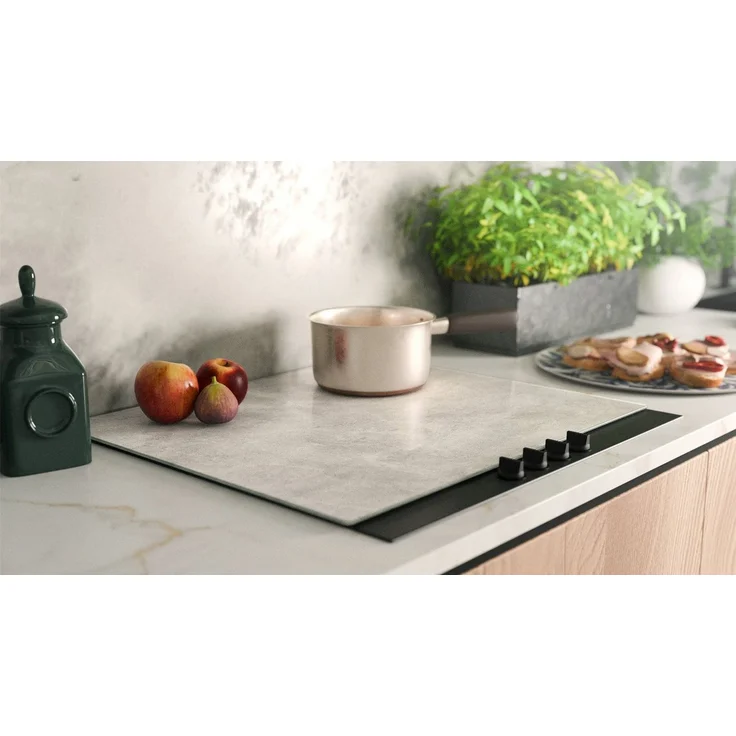 ALLboards Schneidebrett Glas Herdabdeckplatte Schneidebrett 52×60 cm Arbeitsplatte – Bild 3