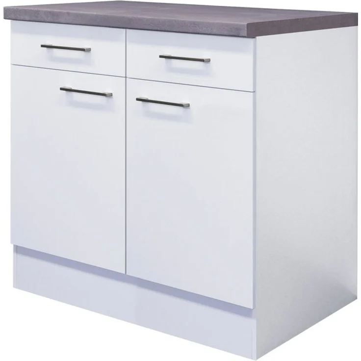Flex-Well Unterschrank Kopenhagen (B x H x T) 80 x 86 x 60 cm, für viel Stauraum – Bild 3