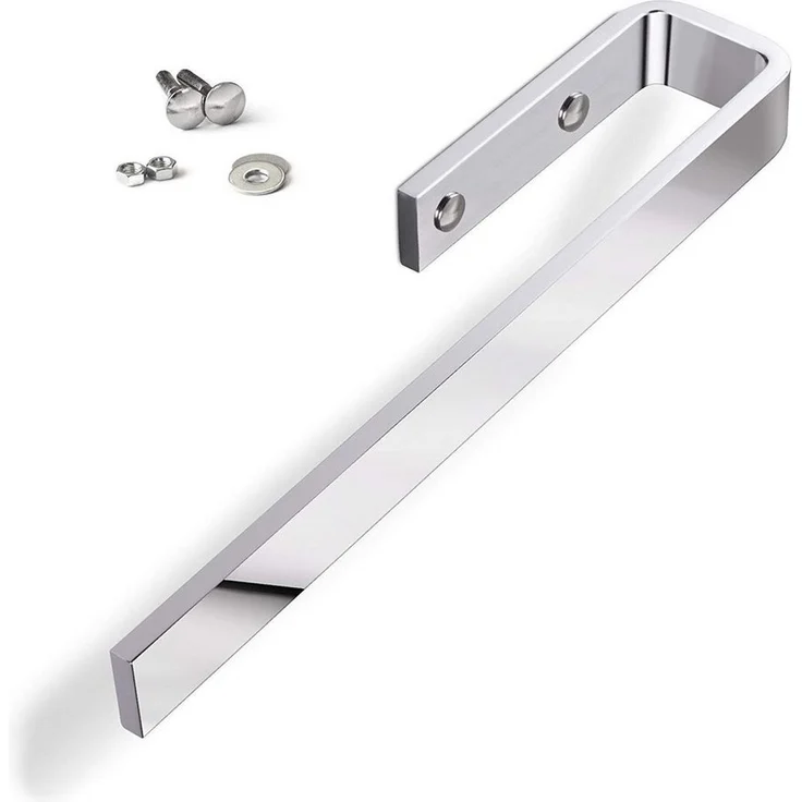 SO-TECH® Handtuchstange PELI Länge 325 mm für Schrankmontage, Aluminium massiv, Handtuchreling Handtuchstange / verschiedene Oberflächen – Bild 1