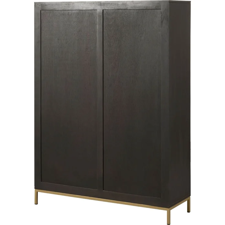 Highboard Mango 120x40x165 grau geölt DIAMOND #117 – Bild 10