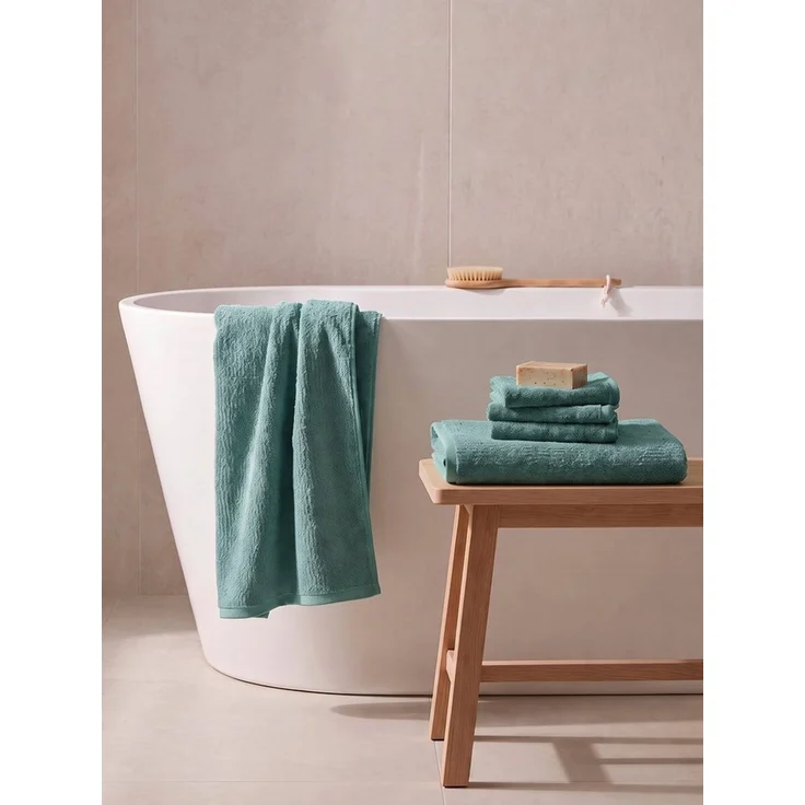 OTTO home Badetuch Riva, 80x150, Premium Handtücher, 500 gr/m², Webfrottier (1-St), Hoch-Tief-Struktur, Streifen, weich, 5 Jahre Garantie – Bild 3