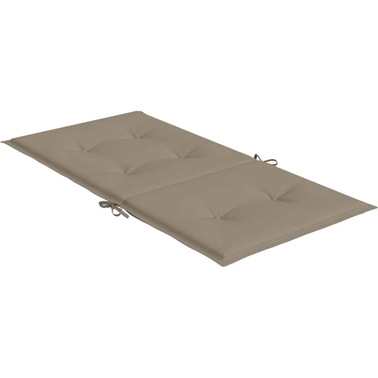 vidaXL Gartenstuhlauflagen für Niedriglehner 2 Stk. Taupe 100x50x3 cm 47562 – Bild 6