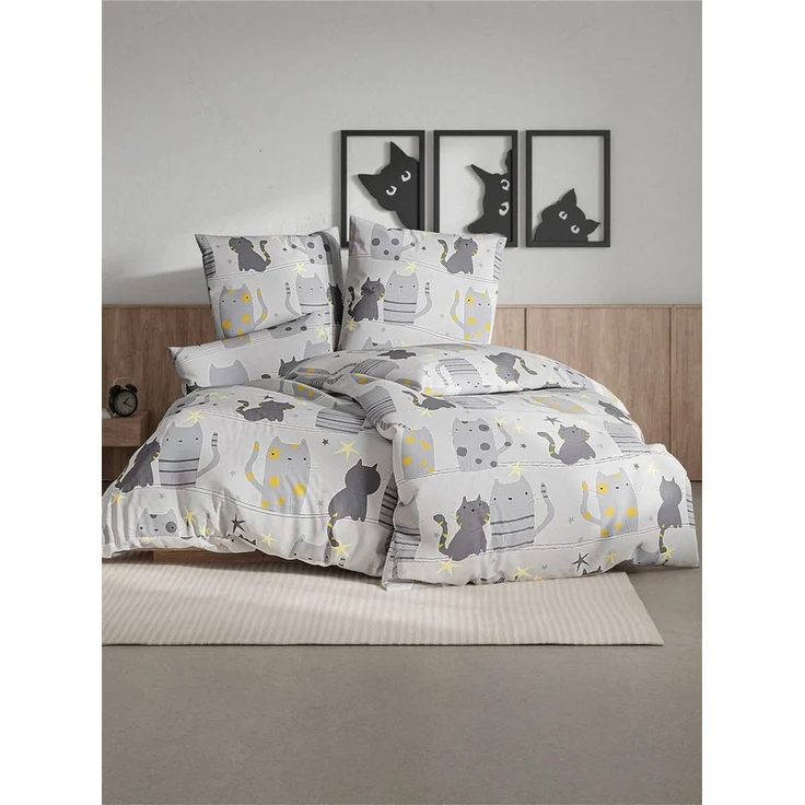 Witt Bettwäsche Bettwäsche, Mako-Satin, Satin, 2 teilig, Mako-Satin, Satin
