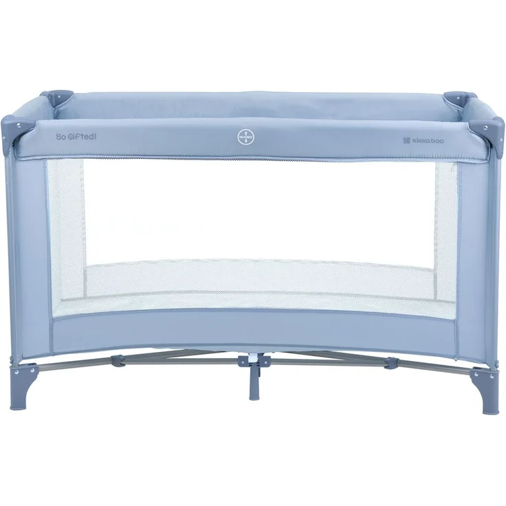Kikkaboo Reisebett so gifted eine Ebene, weiche Matratzenauflage, Seiteneingang blau p – Bild 3