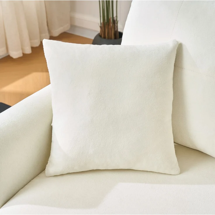 U-förmiges Ecksofa mit Schlaffunktion & Stauraum, 266x130x85 cm, Beige – Bild 5