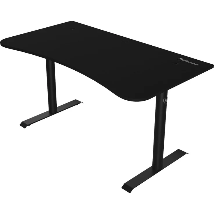 Arozzi Arena Medium Gaming-Tisch, Pure Black, 140 x 75,5 cm Schwarz