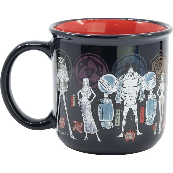 One Piece Anime Tasse 400 ml Keramik Frühstücksbecher mit Geschenkbox