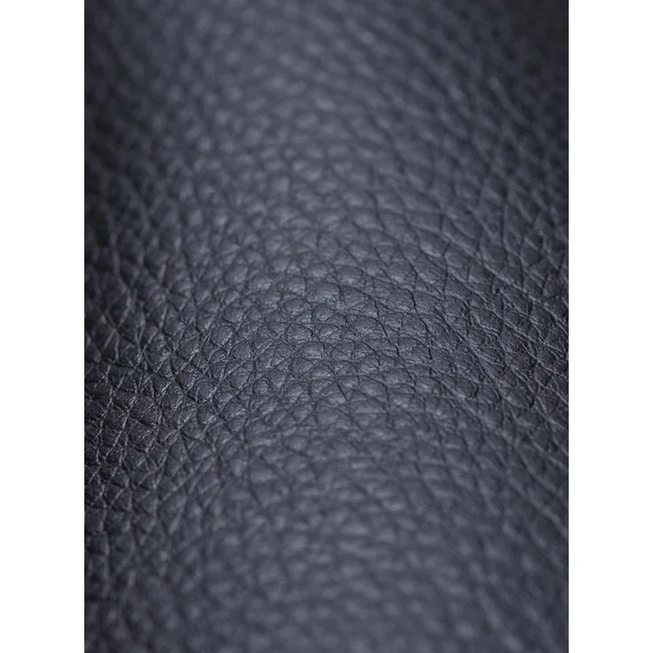 CLP Esszimmerstuhl Foley Küchenstuhl mit Armlehne und Holzgestell,schwarz Kunstleder – Bild 7