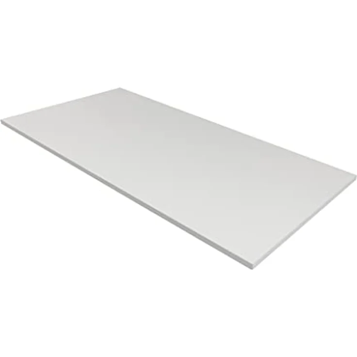 furni24 Tischplatte 120x80 cm Schreibtischplatte–Perfekt für höhenverstellbare Schreibtische, Computertisch Gaming-Tisch, Mehrzwecktisch, Esstische und mehr –25mm stabile Tischplatte langlebig, Grau – Bild 2