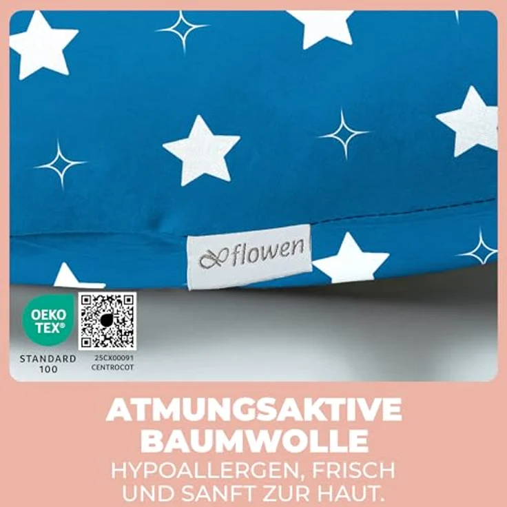 Stillkissen Schwangerschaftskissen XXL 200x70cm Lagerungskissen für Baby/Erwachsene Kissen für Schwangere Seitenschläferkissen mit Bezug aus Baumwolle Ergonomisch & Multifunktional 100% Waschbar – Bild 5
