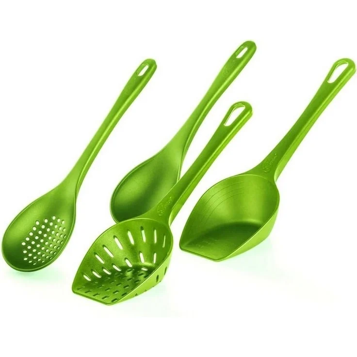 Genius - Schöpflöffel Set 4-teilig Schöpfkellen Suppenkelle Kiwigrün 880455 – Bild 2