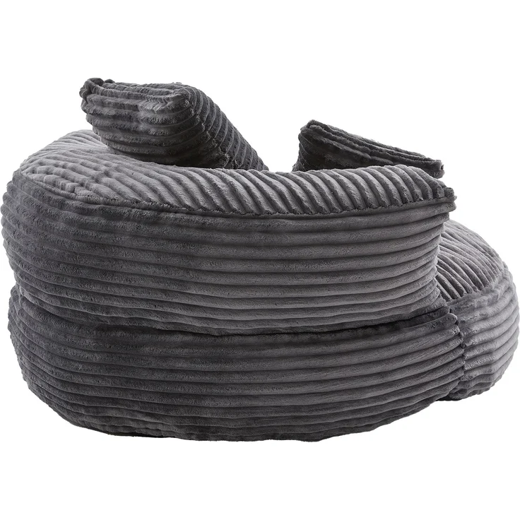 ZUBALIYA Sofa 108x52 cm, mit Cordbezug, mit breiten Armlehnen, mit Schaumstoffpolsterung, für Wohnzimmer und Apartments, Dunkelgrau – Bild 21