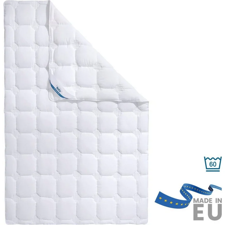 Beco Microfaserbettdecke Medibett Cotton Soft, Bettdecken für Sommer und Winter, Decke, Füllung: Polyester, Bezug: 80% Polyester, 20% Baumwolle, Bettdecke 135x200 cm, allergiker geeignet (Hausstauballerker) – Bild 5