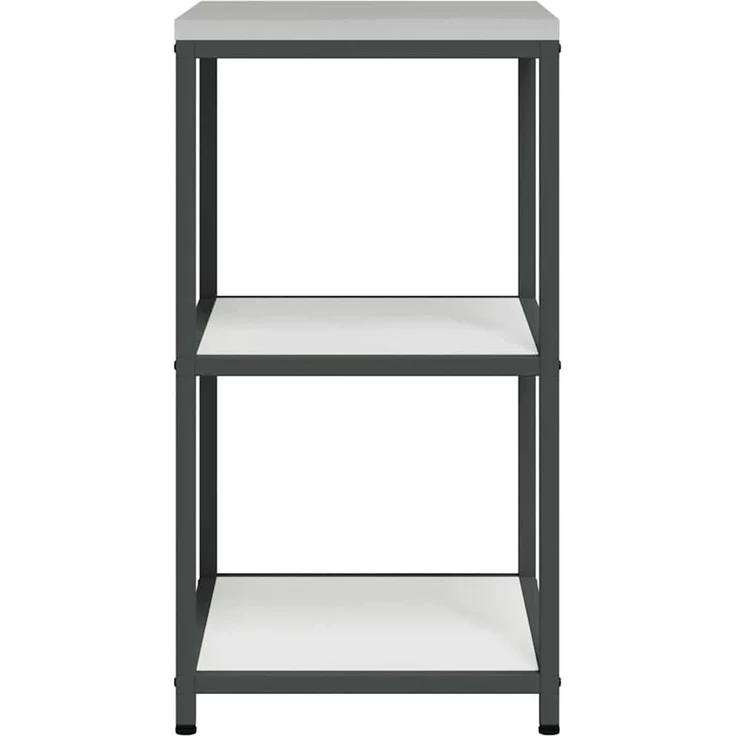 vidaXL Küchenregal HATTEM Weiß 60 x 50 x 92 cm Stahl 874962 – Bild 7