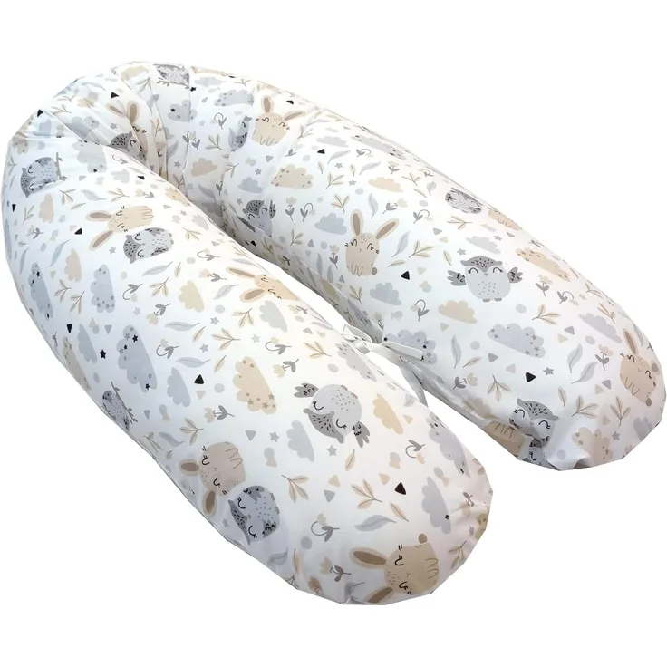 EMI&SAM Stillkissen 170cm Stillkissenbezug Ersatzbezug Bezug 21. Waldfamilie