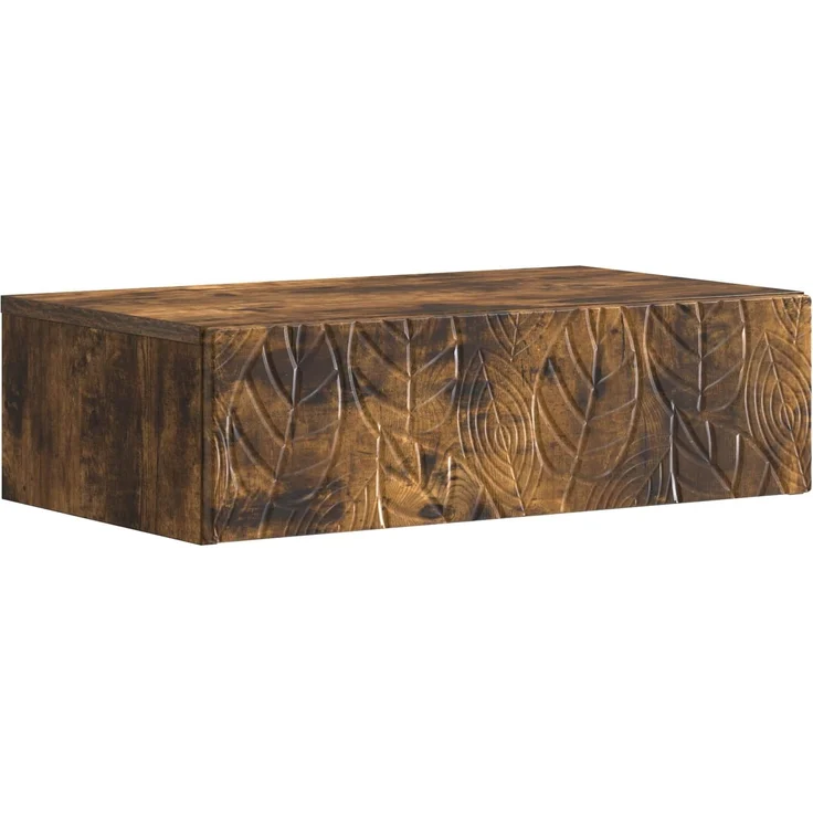 vidaXL Wandmontierter Beistelltisch 59 x 34,5 x 17 cm Holzwerkstoff 898830 – Bild 2