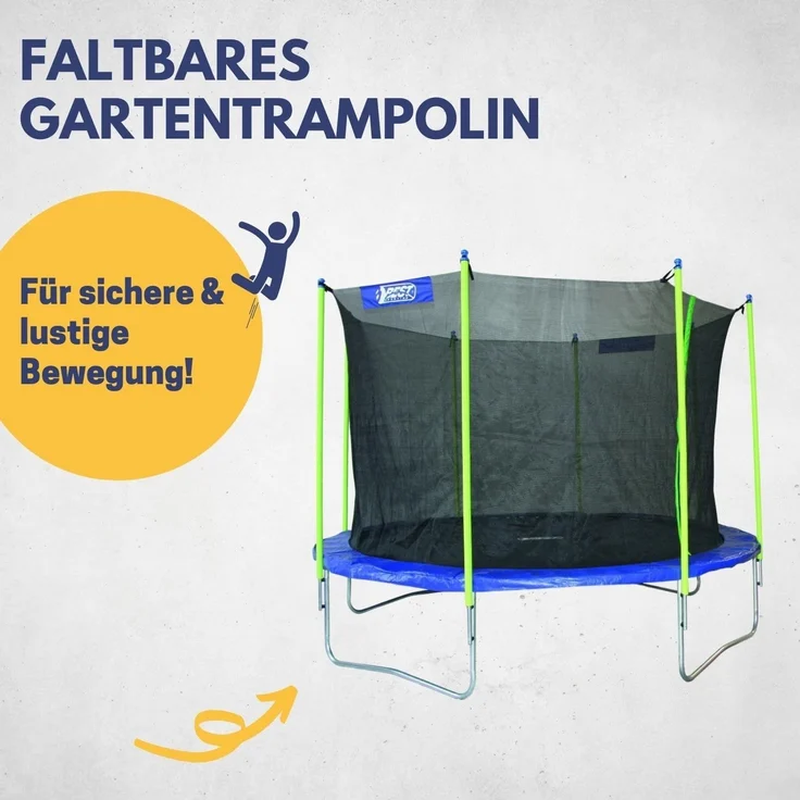 Best Sporting Gartentrampolin Sports 366, Ø 366 cm, inkl. Netz, faltbar – Bild 2
