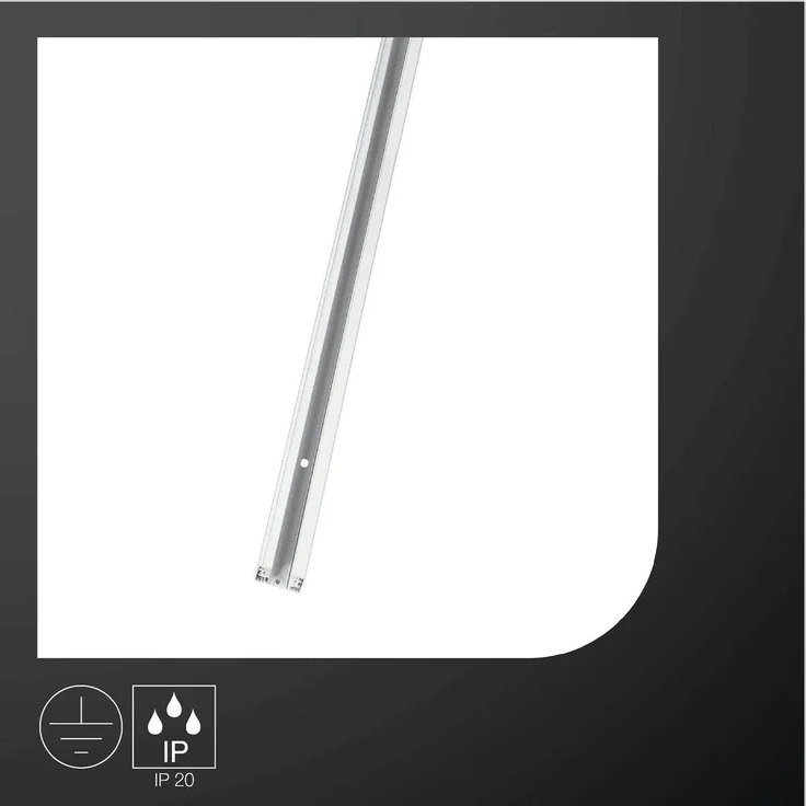 SLV 1-Phasen Aufbauschiene 1 m, weiß - 1 Phasen Stromschienen 230V – Bild 3