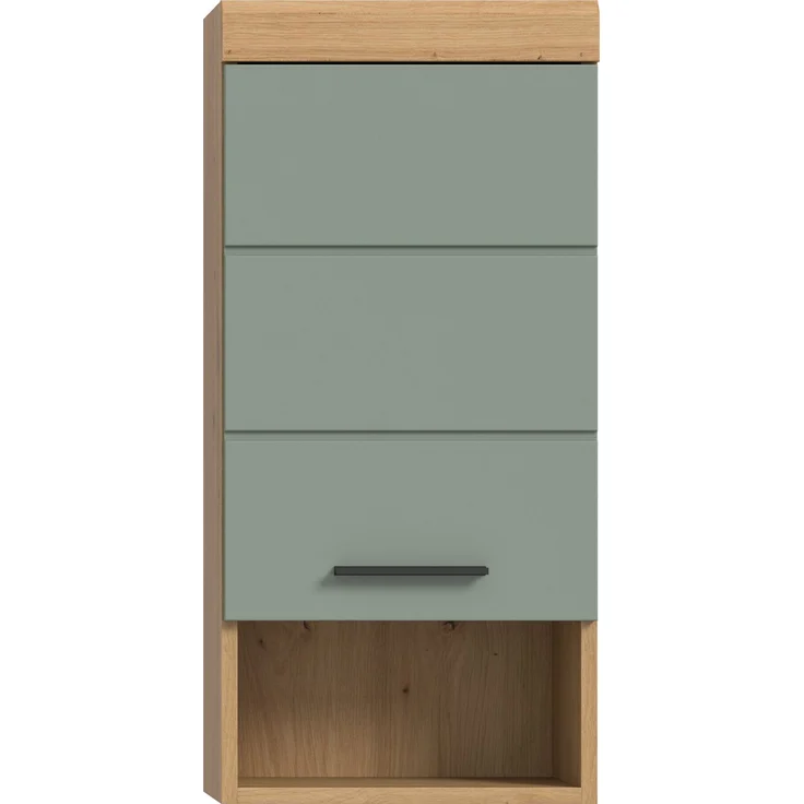 Xonox Scout Hängeschrank (B/H/T: 37x79x24 cm) in Salbei und Artisan Eiche Nachbildung – Bild 2