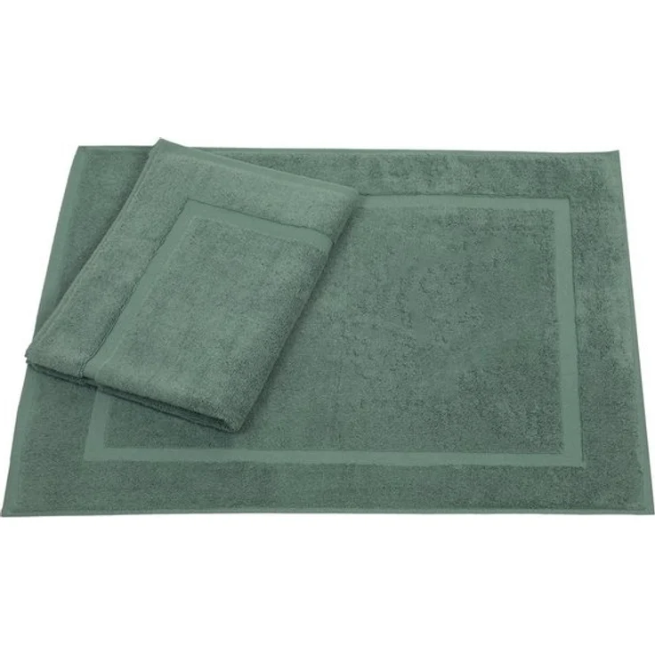Betz Badematte 2er Set Badvorleger Premium Badematte Badteppich Größe 50x70 cm, beidseitig nutzbar, Baumwolle, Qualität 650g/m² – Bild 4