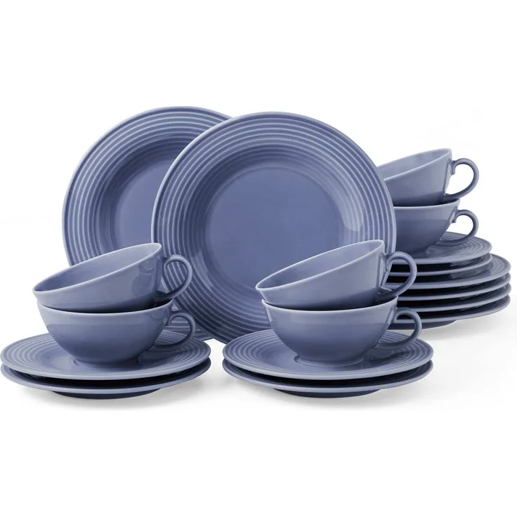 Seltmann Weiden Beat Color Glaze Teeservice 18-teilig - Fliederblau