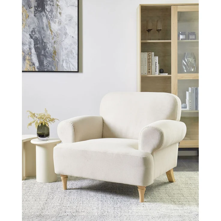 Sessel KIBERG Stoff Beige – Bild 3