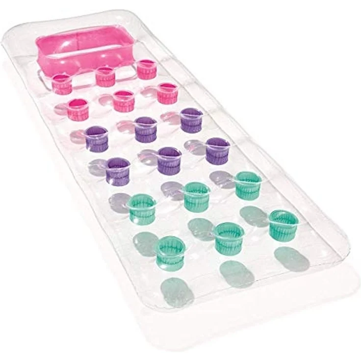 Bestway 43040 Solar Luftmatratze mit Sichtfenster (188 x 71 cm / 2er Pack, Transparent) – Bild 6