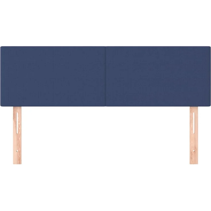 vidaXL Kopfteile 2 Stk. Blau 72 x 5 x 78/88 cm Stoff 345790 – Bild 3