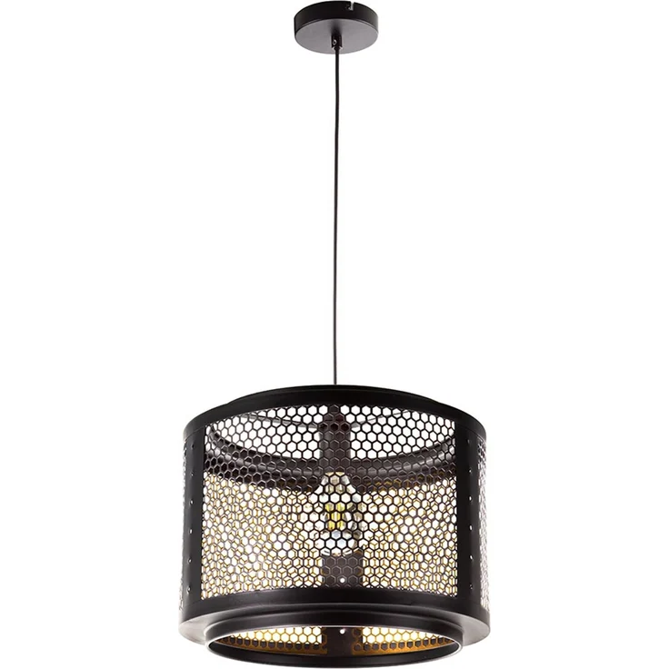 RGB LED Hängelampe, Gitteroptik, App- und Sprachsteuerung, H 150 cm – Bild 6