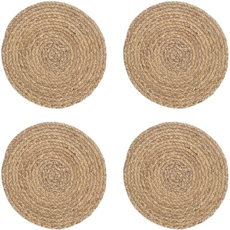 Zeller Present Platzset, (Set, 4-St), Wasserhyazinthe, Ø 38 cm – Bild 2