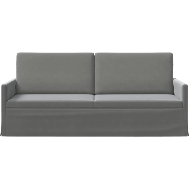 vidaXL 3-Sitzer Sofa Dunkelgrau 190 x 81 x 82 cm Samt (V) 42041121 – Bild 2