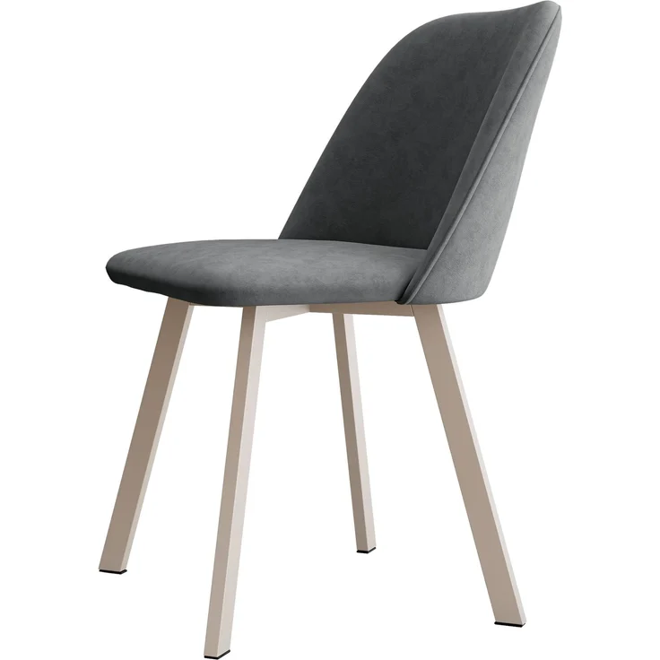 Mirjan24 Polsterstuhl K109 (Farbe: Uttario Velvet 2970), 80 x 58 x 47 cm – Bild 1