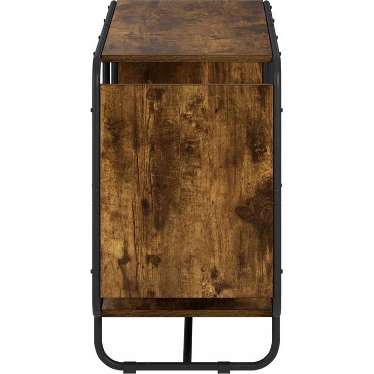 vidaXL Sideboard Räuchereiche 93.5 x 37.5 x 64.5 cm Holzwerkstoff 8007944 – Bild 4