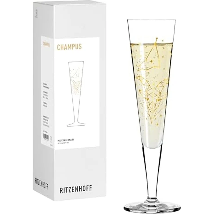 Ritzenhoff Astrologie Champagner 4 Steinbock Z. Mubaza H25 – Bild 1