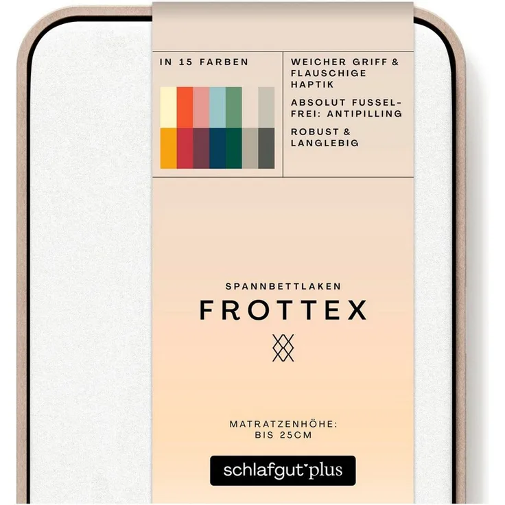 Schlafgut Spannbettlaken Frottex, Frottee, Gummizug: rundum, (1 Stück), 100% Frottee
