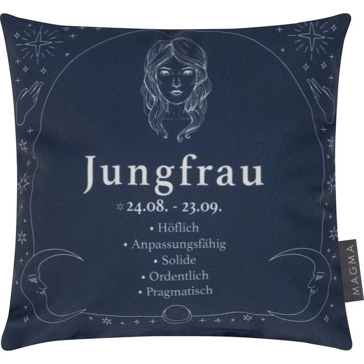 HTI-Living Dekokissen Dekokissen Sternzeichen Jungfrau, Sofakissen Kuschelkissen – Bild 3