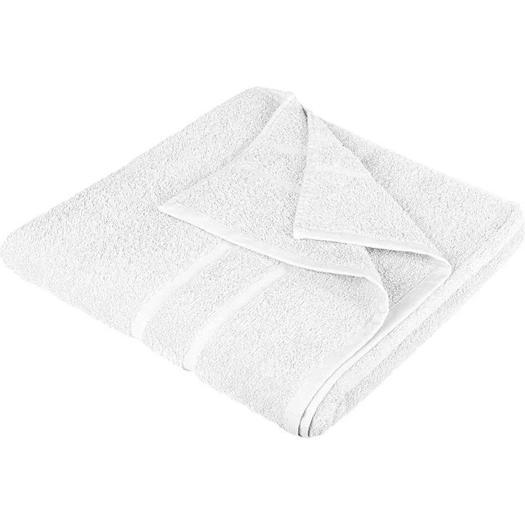 StickandShine Saunatuch 4er Set Premium Frottee Saunatücher 80x200 cm WEISS Frottee – Bild 3