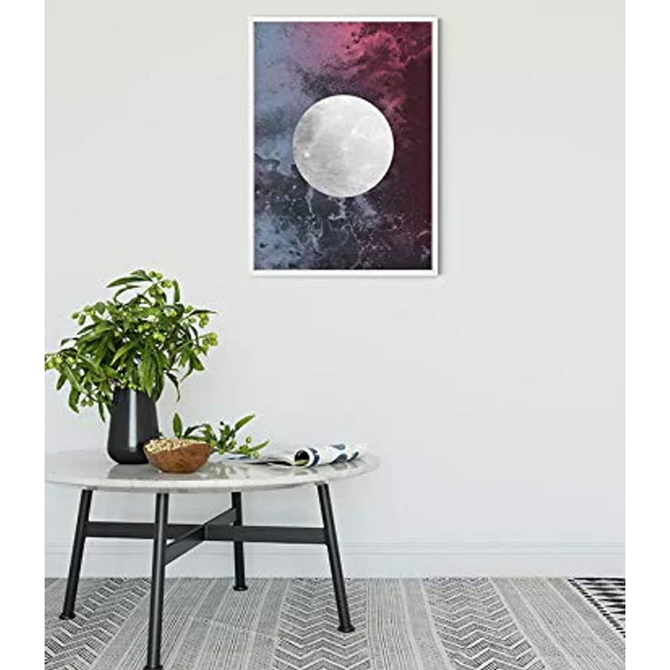Komar Solum Luna Wandbild | Premium Poster auf fotopapier, 50 x 70 cm, geeignet für Wohnzimmer und Schlafzimmer, ohne Rahmen, MADE IN GERMANY – Bild 2
