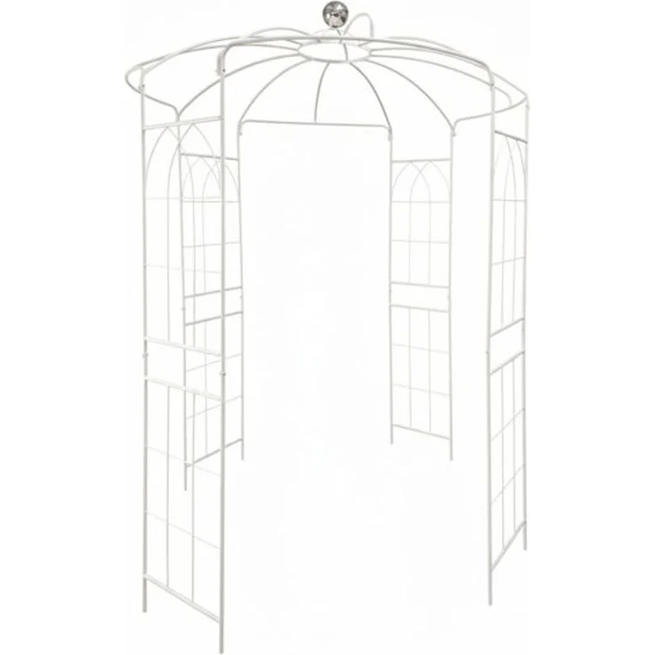 Relaxdays Rosenpavillon Metall – Bild 7