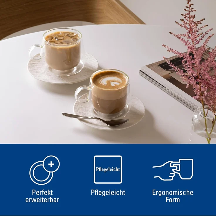 Villeroy & Boch Artesano H&C Cappuccino-Gläser 250 ml 2er Set – Bild 6