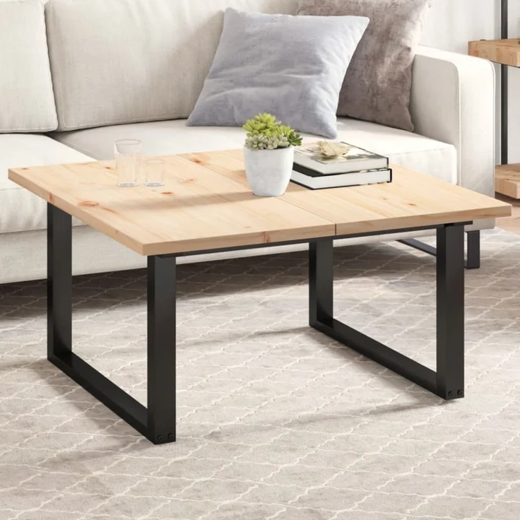 vidaXL Tischplatten 2 Stk. 90x45x2,5 cm Rechteckig Massivholz Kiefer 847430 – Bild 1