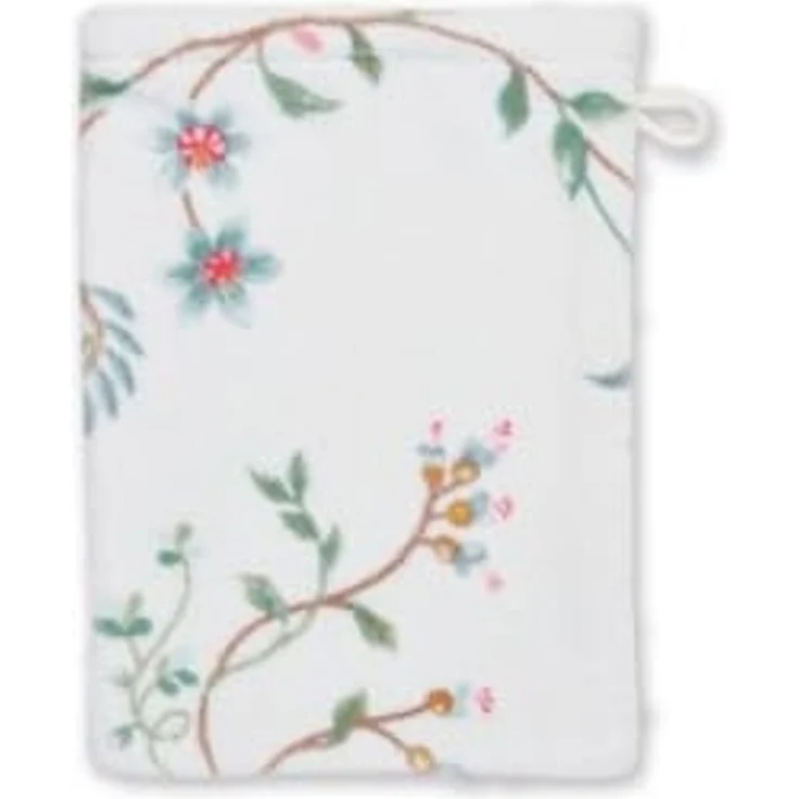 PiP Studio Waschhandschuh Fleurs Waschhandschuh white 16x22cm (1 Stück), nicht bekannt (217801) – Bild 1